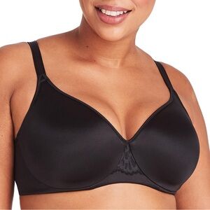 Bali Passion for Comfort Dreamwire Underwire Convertible Bra Df3390 Black Sz 34D